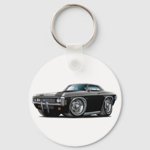 1969 Impala Svart Bil Nyckelring