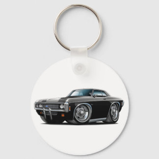 1969 Impala Svart Bil Nyckelring