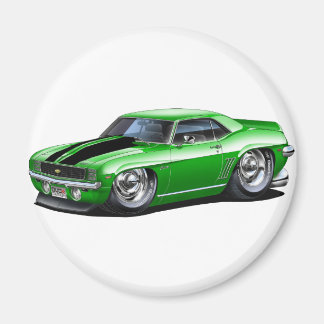 1969 Kamaros Grönt - svart bil Magnet
