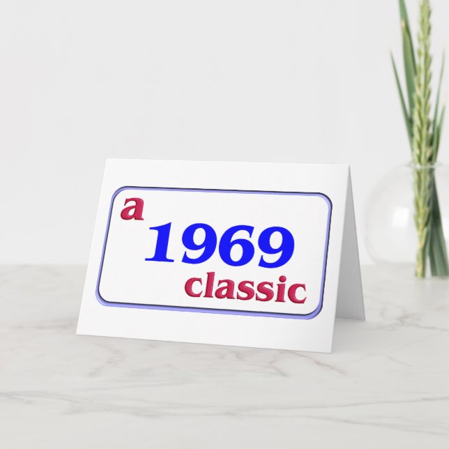 1969-klassiskt! kort (Framsida)