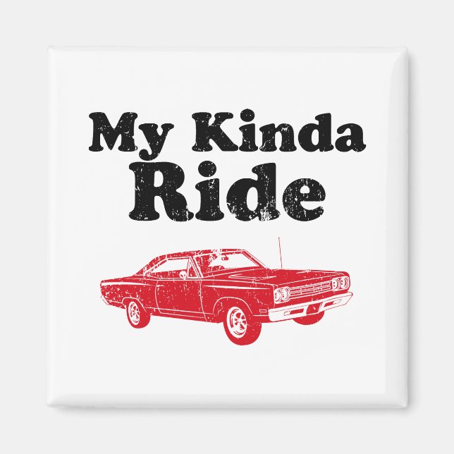 1969 Plymouth Road Springer Magnet (Framsidan)