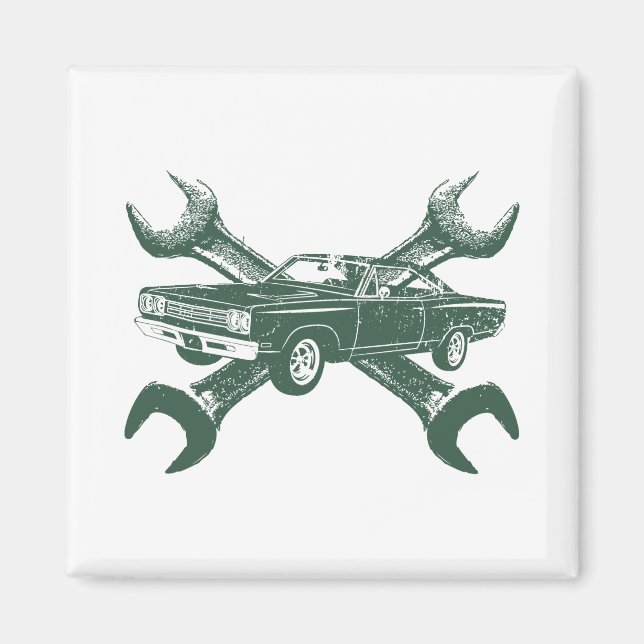 1969 Plymouth Road Springer Magnet (Framsidan)