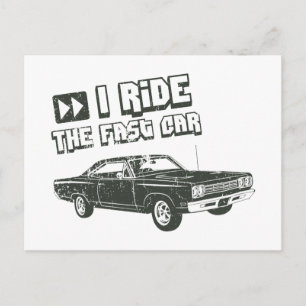 1969 Plymouth Road Springer Vykort