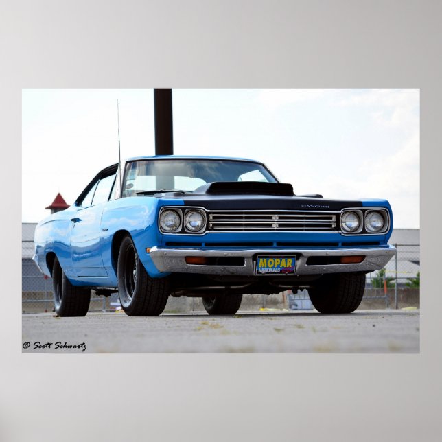 1969 Plymouth Satellite Poster (Framsidan)