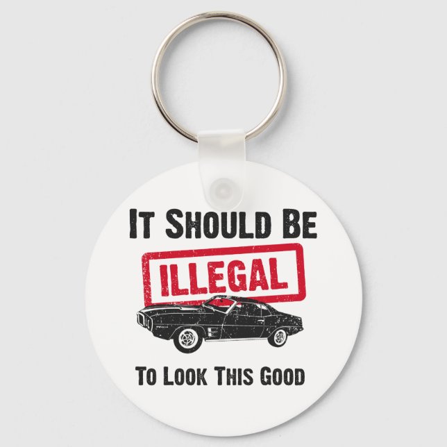 1969 Pontiac Firebird Nyckelring (Framsida)