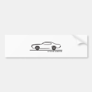 1969 Pontiac GTO Coupe Bildekal