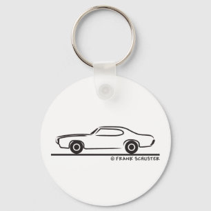 1969 Pontiac GTO Coupe Nyckelring