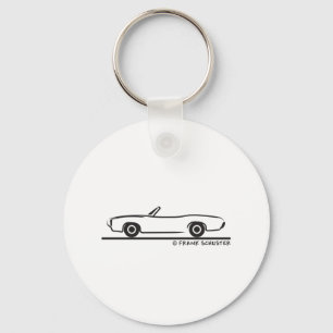1969 Pontiac GTO Konvertibel Nyckelring