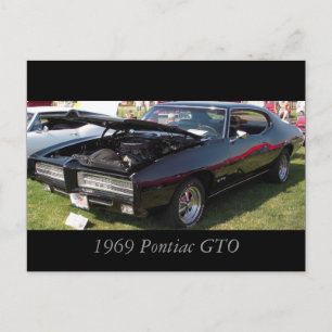1969 Pontiac GTO Vykort