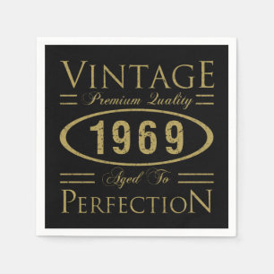 1969 Premium-kvalitet Pappersservett