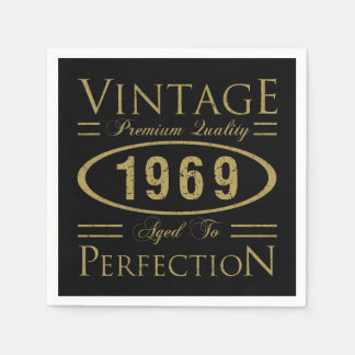 1969 Premium-kvalitet Pappersservett