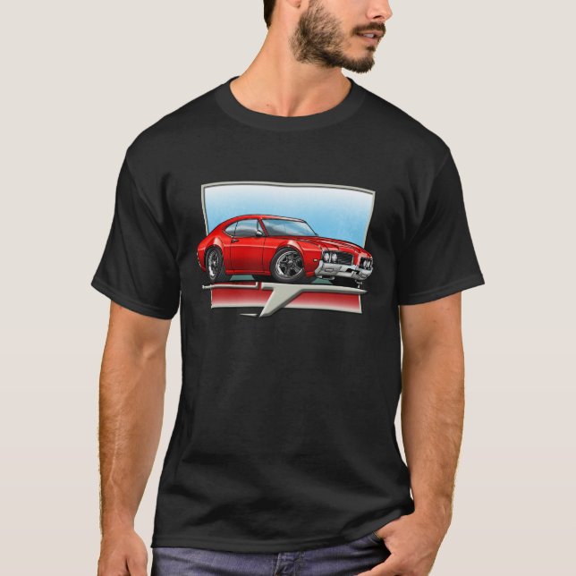 1969 röda Cutlass T Shirt (Framsida)