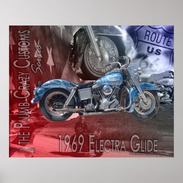 1969 Shovelhead Poster (Framsidan)