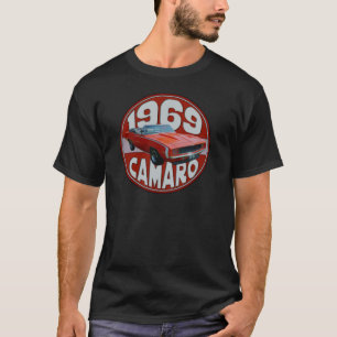 1969 toppna sportCamaro djupt - röd linje Tee