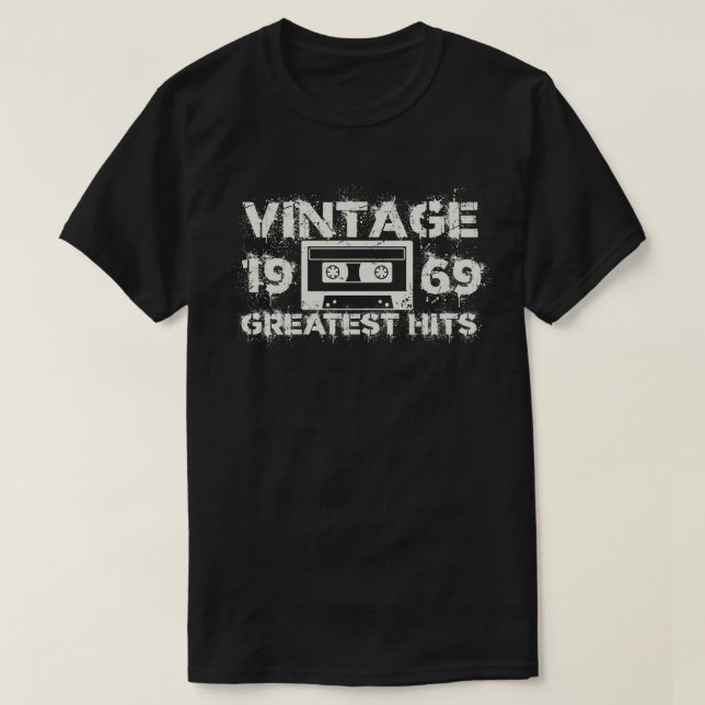 1969 Underbarare Vintagen Vit T Shirt (Design framsida)