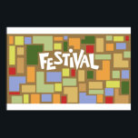 1969 Utformning av Harlem Kulturfestival Poster<br><div class="desc">Utformning av ett stadium från Harlem Cultural festival 1969,  som dokumenterats i den prisbelönta dokumentären "Sommaren av Soul"</div>