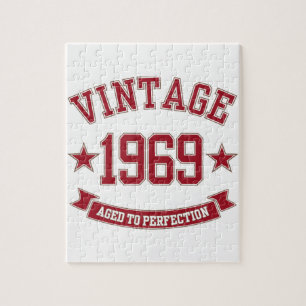 1969-Vintagens Åldras till Perfektion Pussel