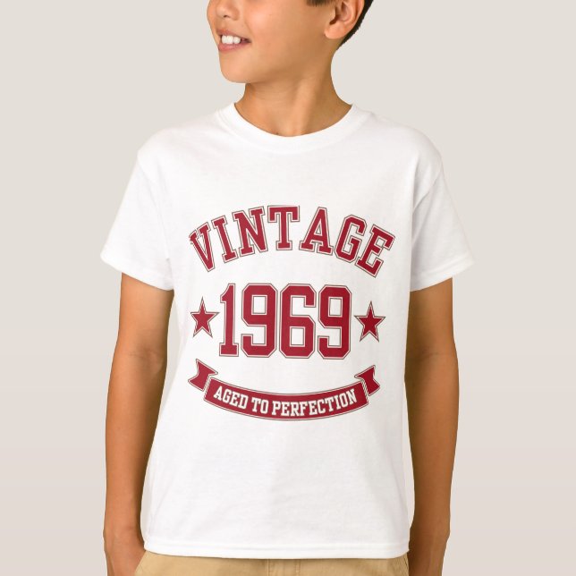 1969-Vintagens Åldras till Perfektion Tee (Framsida)