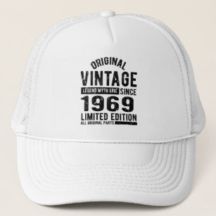 1969 Vintagens födelsedag Keps