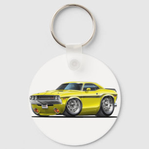 1970-1972 Challenger Gult Car Nyckelring