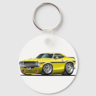 1970-1972 Challenger Gult Car Nyckelring