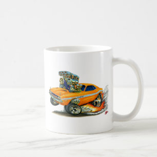 1970-72 bil för fintutmanareorange kaffemugg