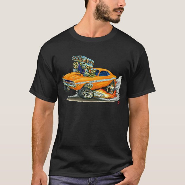 1970-72 bil för fintutmanareorange tröja (Framsida)