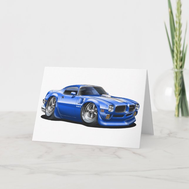 1970/72 bil för trans.-förmiddagblått kort (Framsida)