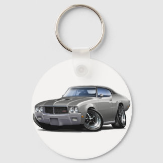 1970-72 Buick GS Grått Black Top Car Nyckelring