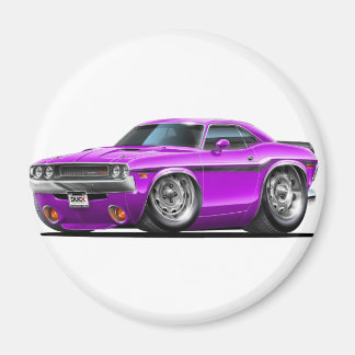 1970-72 Challenger Lila Car Magnet