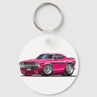 1970-72 Challenger Rosa Car Nyckelring