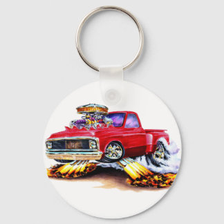 1970-72 Chevy C10 Red Lastbil Nyckelring