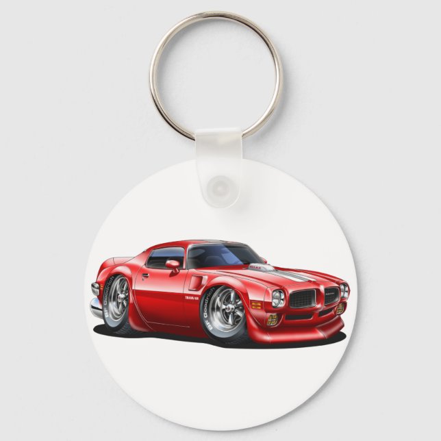 1970/72 Trans Am Red Car Nyckelring (Framsida)