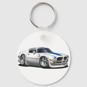 1970/72 Trans Am White Car Nyckelring