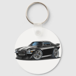 1970-73 Camaro Blk/Wht Car Nyckelring