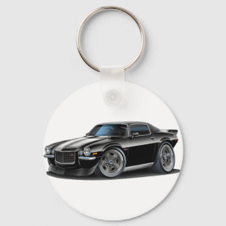 1970-73 Camaro Blk/Wht Car Nyckelring