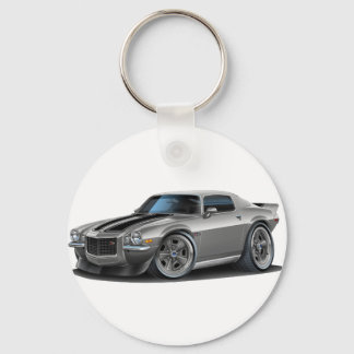 1970-73 Camaro Sil/Blk Car Nyckelring