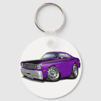 1970-74 Duster 340 Lila Car Nyckelring