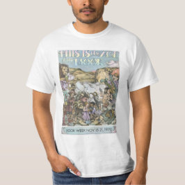 1970 barns skjorta för bokvecka tee shirt