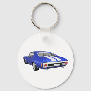 1970 Chevelle SS: Blue Avsluta: Nyckelring