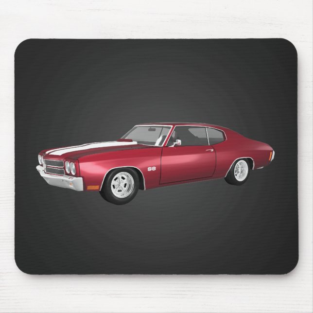 1970 Chevelle SS: Candy Apple Avslutar: Mousepad Musmatta (Framsidan)