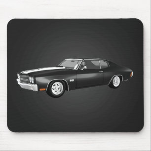 1970 Chevelle SS: Svart Avsluta:Mousepad Musmatta