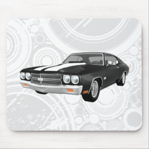 1970 Chevelle SS: Svart Avsluta:Mousepad Musmatta