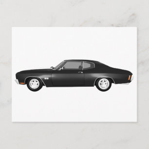 1970 Chevelle SS: Svart Avsluta: Vykort