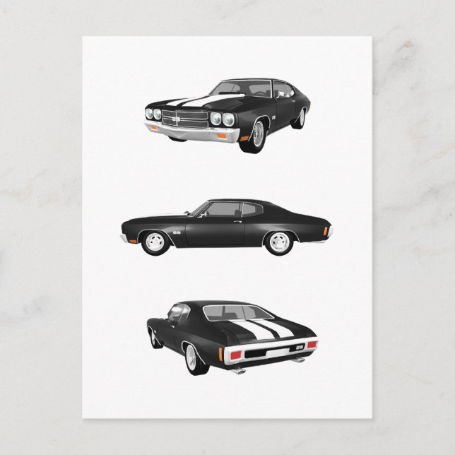 1970 Chevelle SS: Vykort (Framsida)