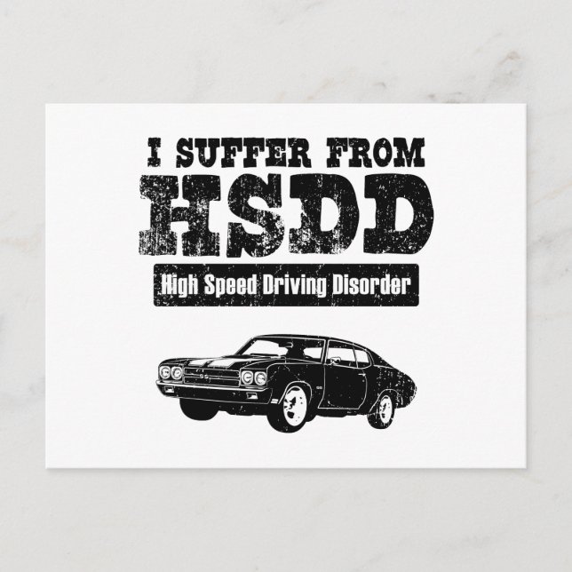 1970 Chevrolet Chevelle SS 454 Vykort (Framsida)