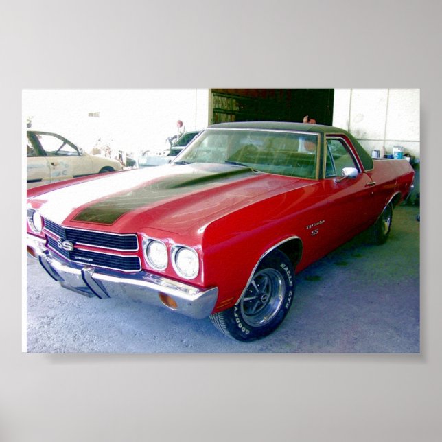 1970 Chevy El Camino SS 396 Poster (Framsidan)