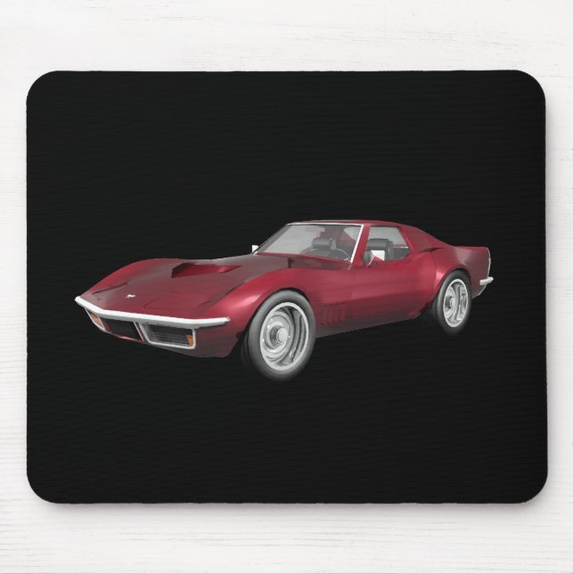 1970 Corvette Sports Car: Candy Apple Avslutar: Musmatta (Framsidan)