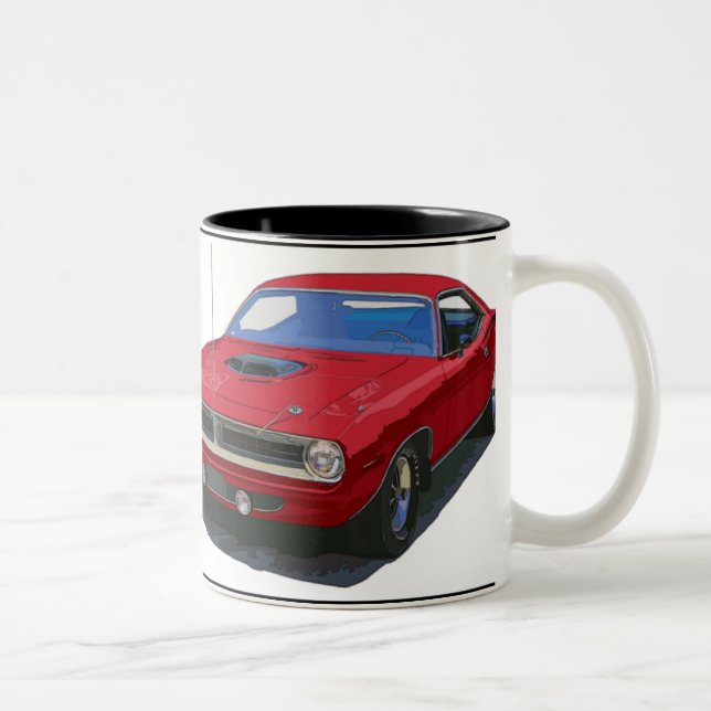 1970 Cuda Coupe Två-Tonad Mugg (Höger)