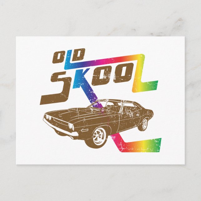 1970 Dodge Challenger Vykort (Framsida)